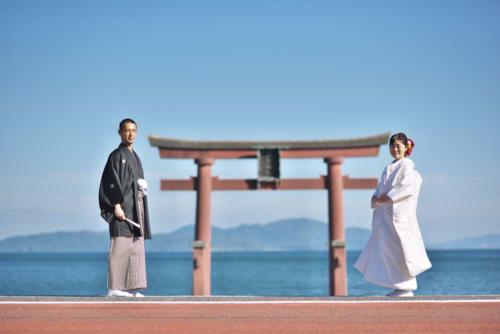 白髭神社前撮り　｜滋賀前撮り人気店ブルースター