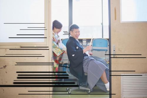 思い出の小学校で前撮りロケ｜滋賀前撮り人気店ブルースター