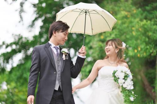 洋装ウェディングドレスにて前撮り