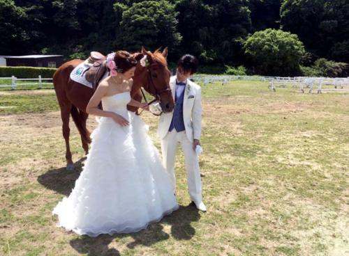 水口乗馬クラブにてお馬ちゃんと一緒に前撮り｜滋賀前撮り人気店ブルースター