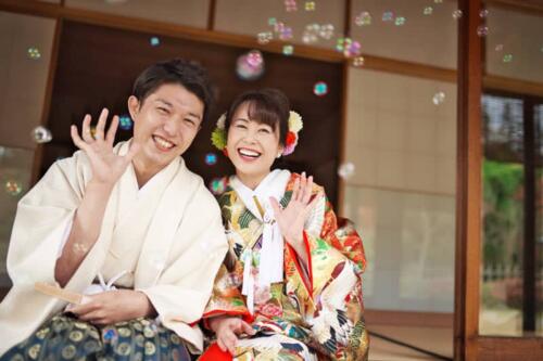 滋賀和装前撮りフォトウェディング