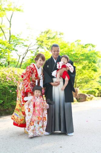 親子で前撮り滋賀