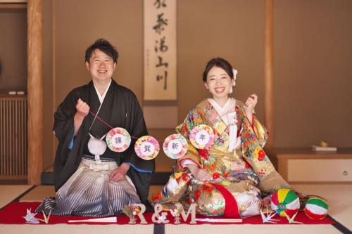 和室で前撮り滋賀