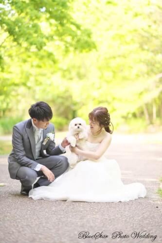ペットと一緒に前撮り滋賀