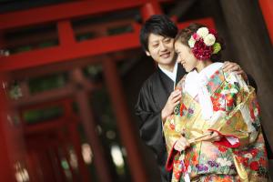 神社での前撮りロケ｜滋賀前撮り人気店ブルースター