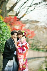 京都にて前撮りロケーション　　.